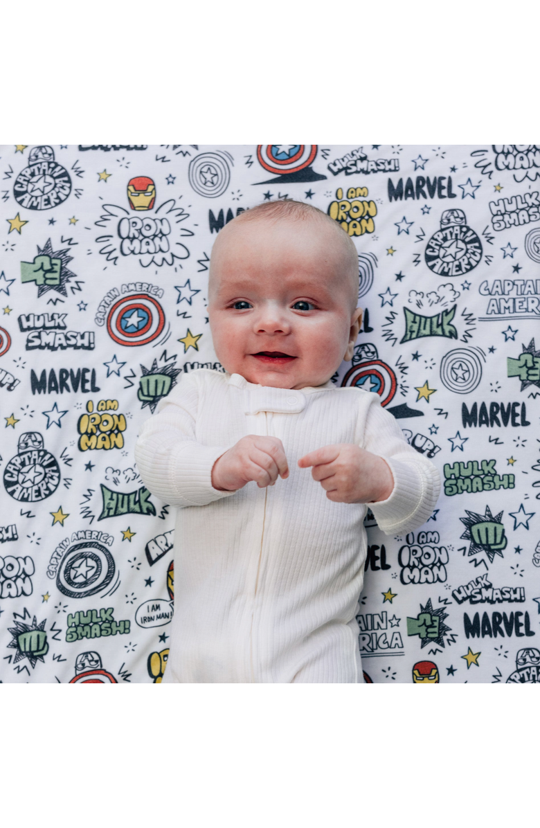Milk Snob MARVEL Baby Blaket, Alternate, color, Mighty Heroes