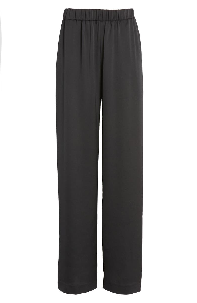 Nordstrom Drape Satin Palazzo Pants, Alternate, color, 