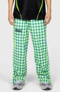 PLEASURES x Boiler Room Practice Plaid Track Pants
