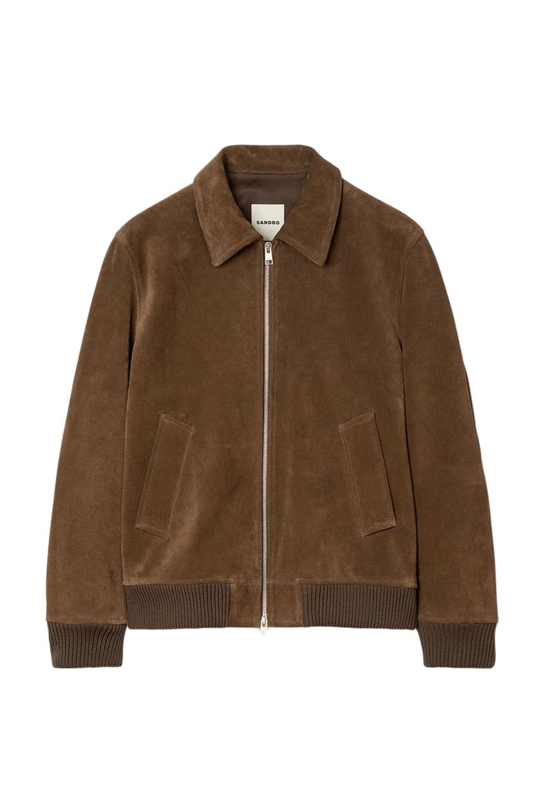 Quilted zip jacket, Alternate, color, Caramel