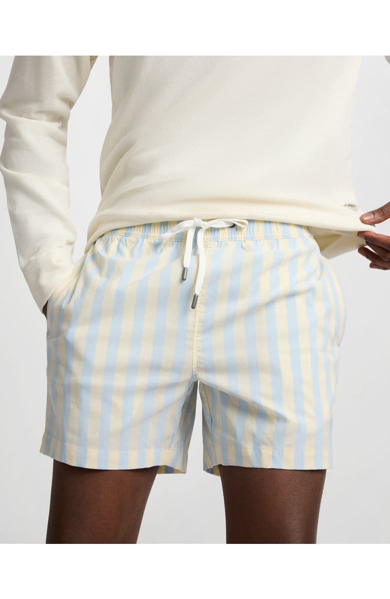 Onia Classic Charles 5" Swim Trunk, Alternate, color, Sky/Cream