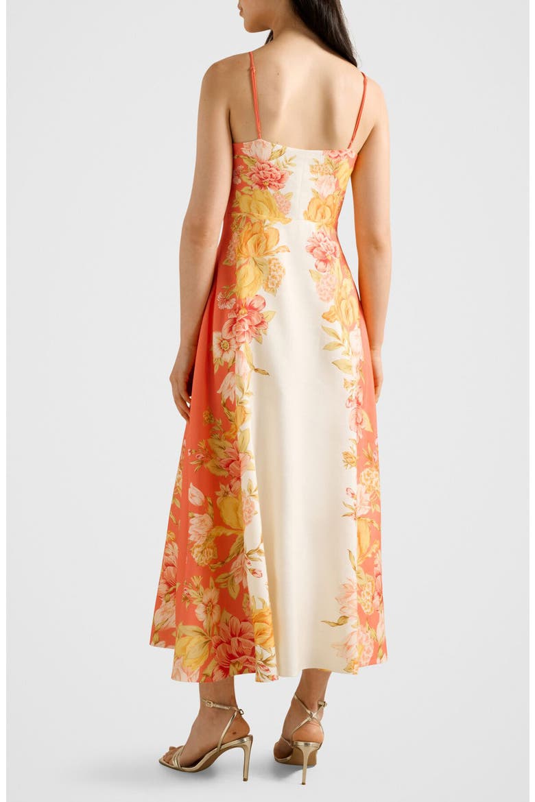 Livvy Sleeveless Linen Maxi Dress, Alternate, color, MERCIA FLORAL