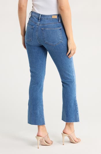 Rory Raw Hem Crop Flare Leg Jeans