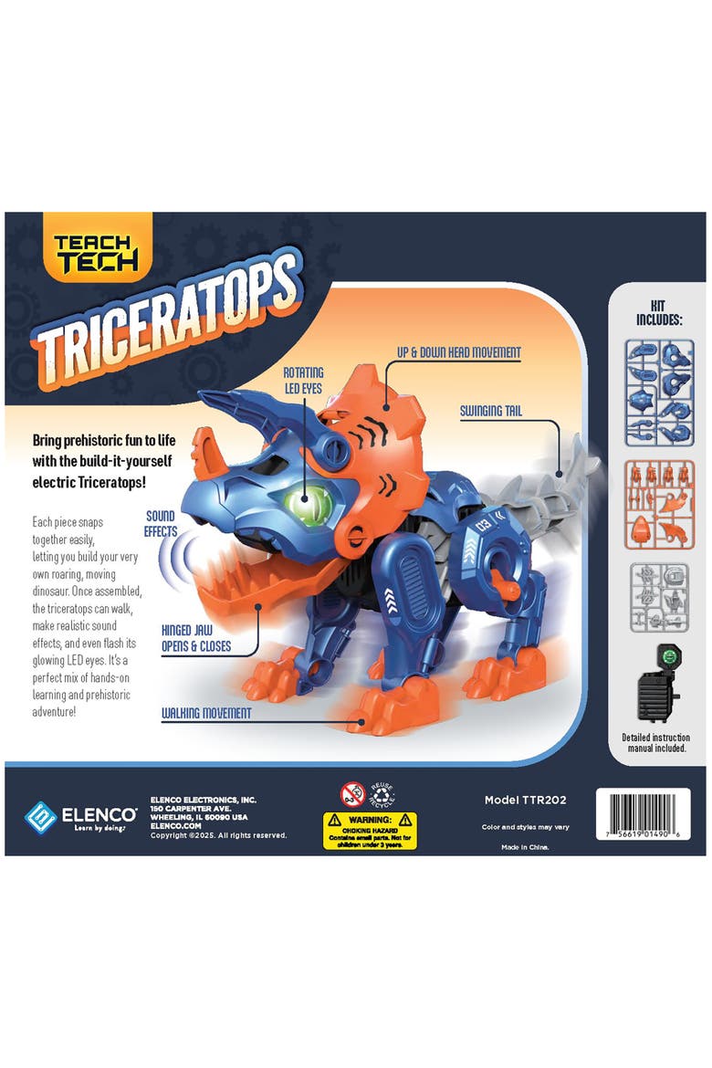 Triceratops Robot, Alternate, color, Multicolored