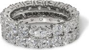 Nadri Twinnie Double Band Stack Ring