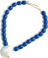 Madewell Shell Oversized Beaded Choker Necklace