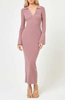 San Clemente Long Sleeve Cover-Up Maxi Dress