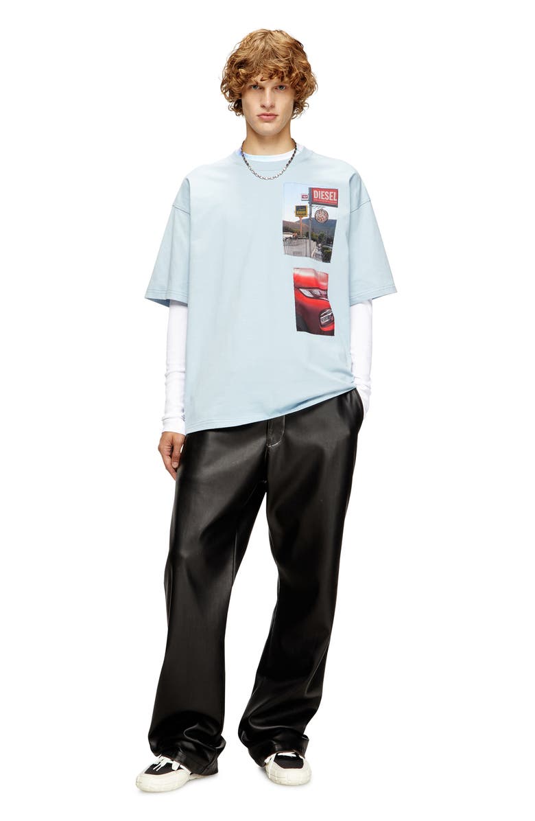 DIESEL<sup>®</sup> T-Boxt-T3 Graphic T-Shirt, Alternate, color, Slate/ Blue