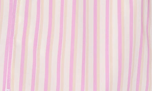 Rag & Bone Emma Stripe Shorts In Pink Stripe