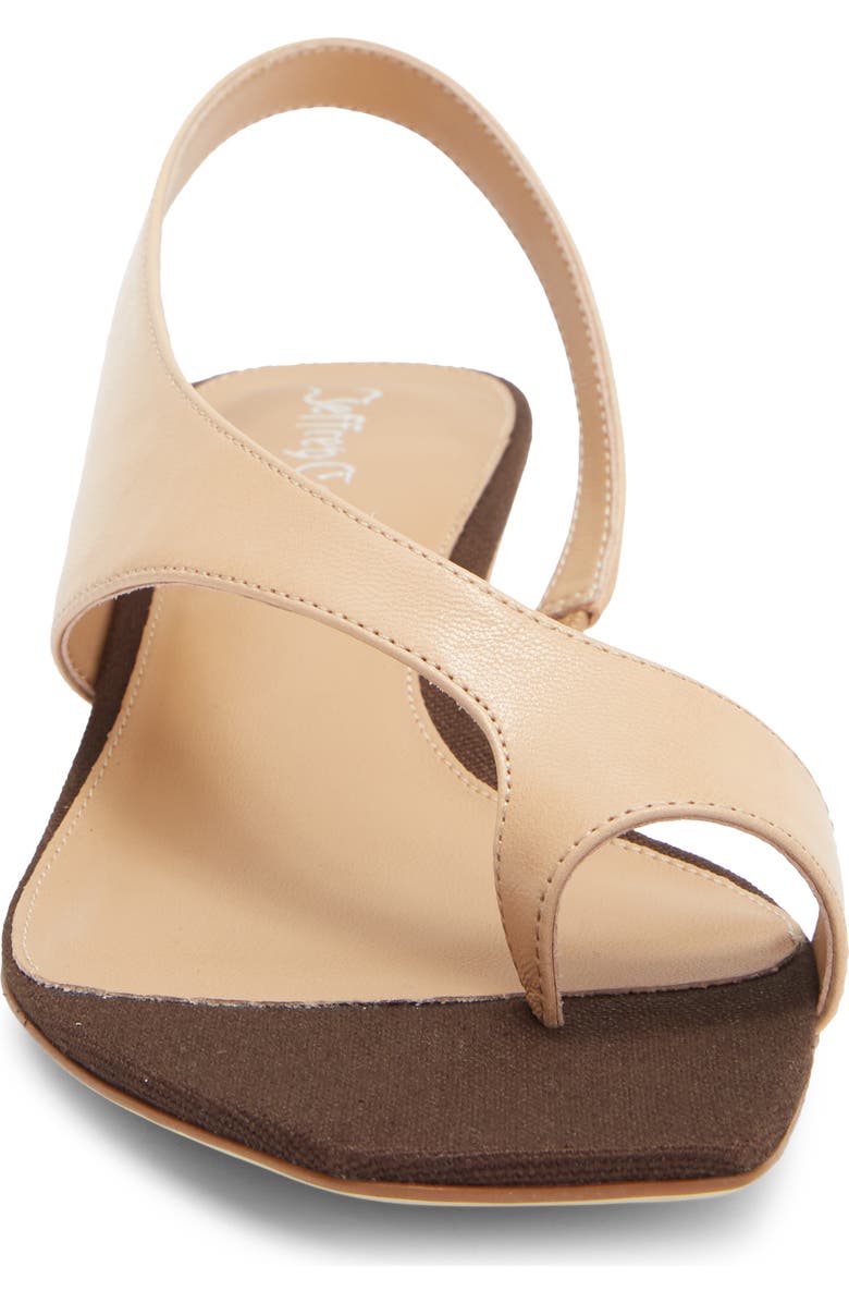 Jeffrey Campbell Blissful Slingback Sandal, Alternate, color, Beige Brown Combo
