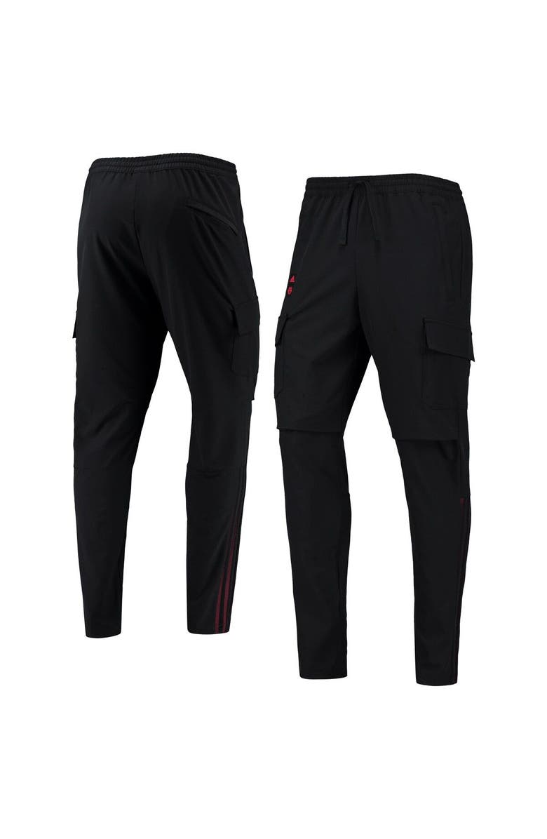 adidas Men's adidas Black New York Red Bulls Travel Pants, Main, color, 