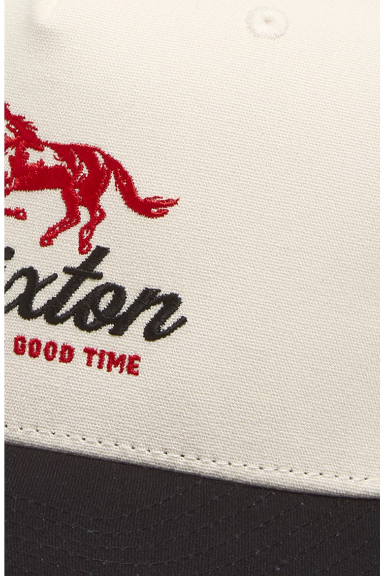 Good Times Organic Cotton Snapback Baseball Cap, Alternate, color, BLACK/ WHITECAP
