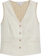 Max Mara Calibri Hybrid Flax Vest