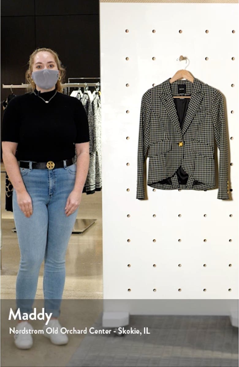 Check Wool Blazer, sales video thumbnail