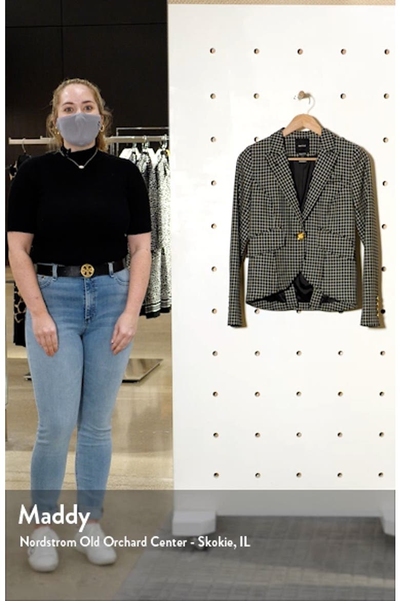 Check Wool Blazer video