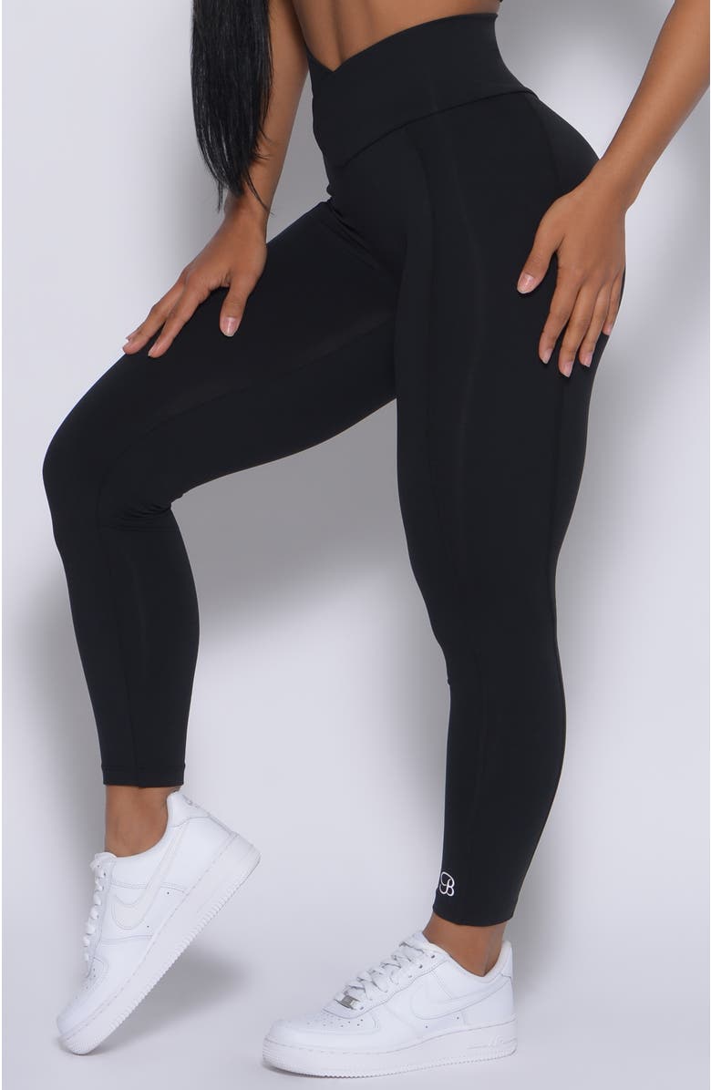Bombshell Sportswear Brazilian 7/8 Legging, Alternate, color, Black