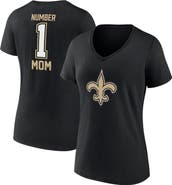 FANATICS Women's Fanatics Branded Black New Orleans Saints Mother's Day V-Neck T-Shirt