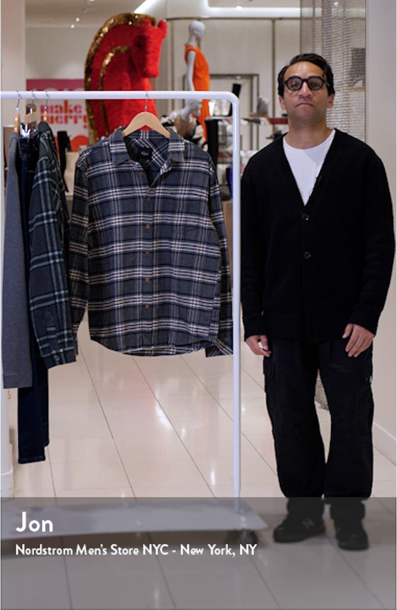 Forrest Plaid Button-Up Flannel Shirt, sales video thumbnail