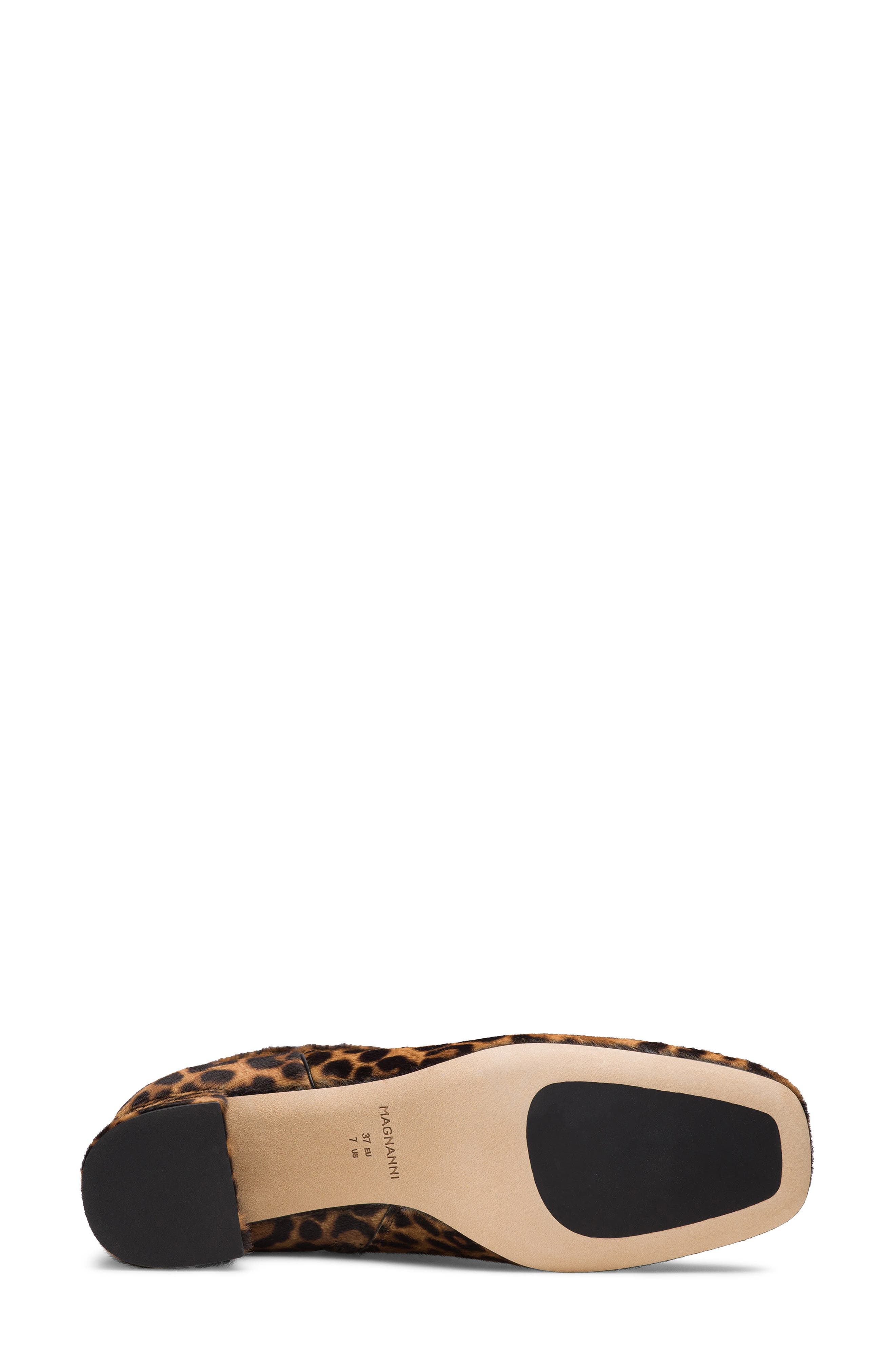 Magnanni Elayne Genuine Calf Hair Bootie, Alternate, color, Leopard
