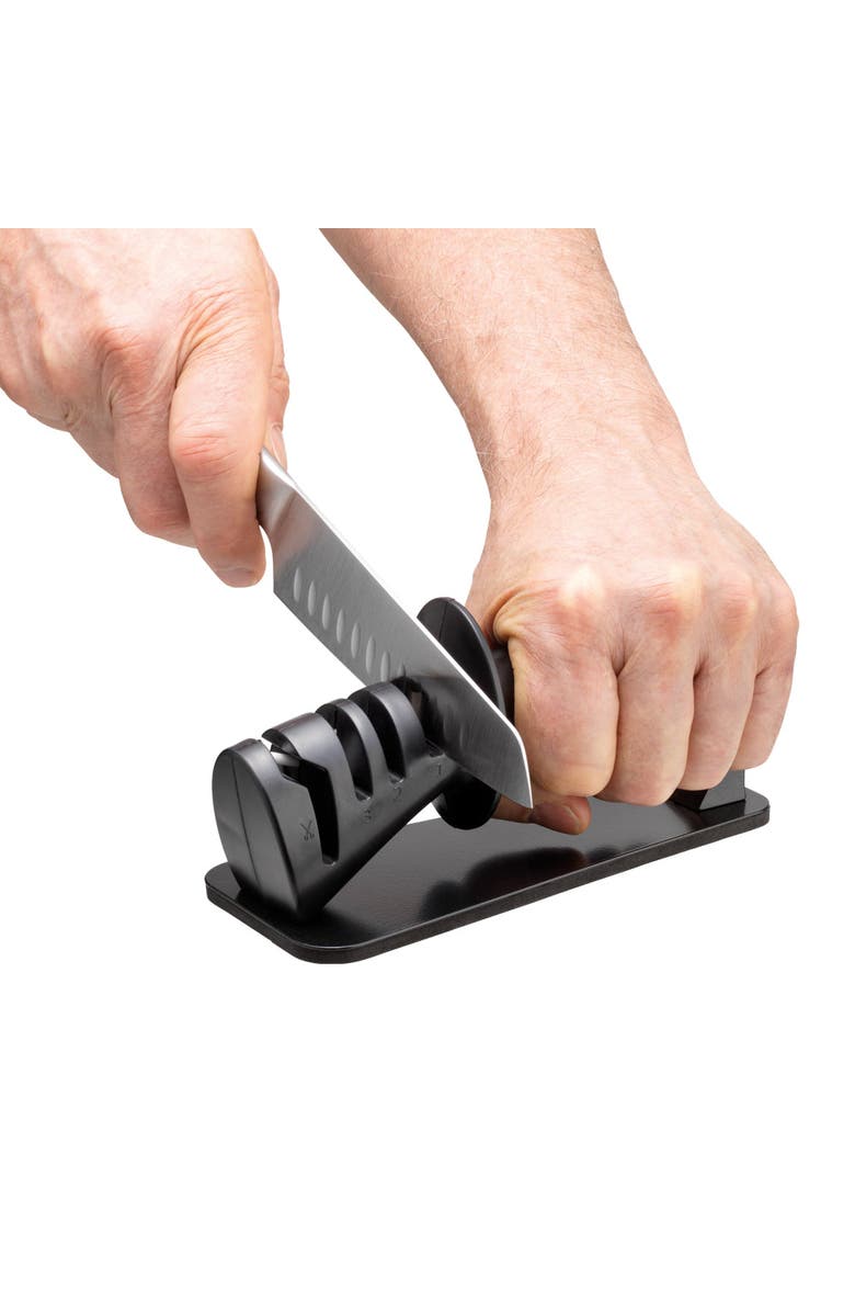 Cuisine::pro<sup>®</sup> iD3<sup>®</sup> BLACK SAMURAI 3-Step Knife Sharpener, Alternate, color, Black