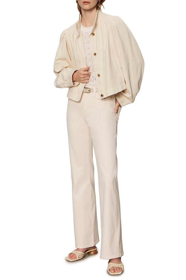 Cotton Twill Jacket, Alternate, color, COLLAGEN WHITE
