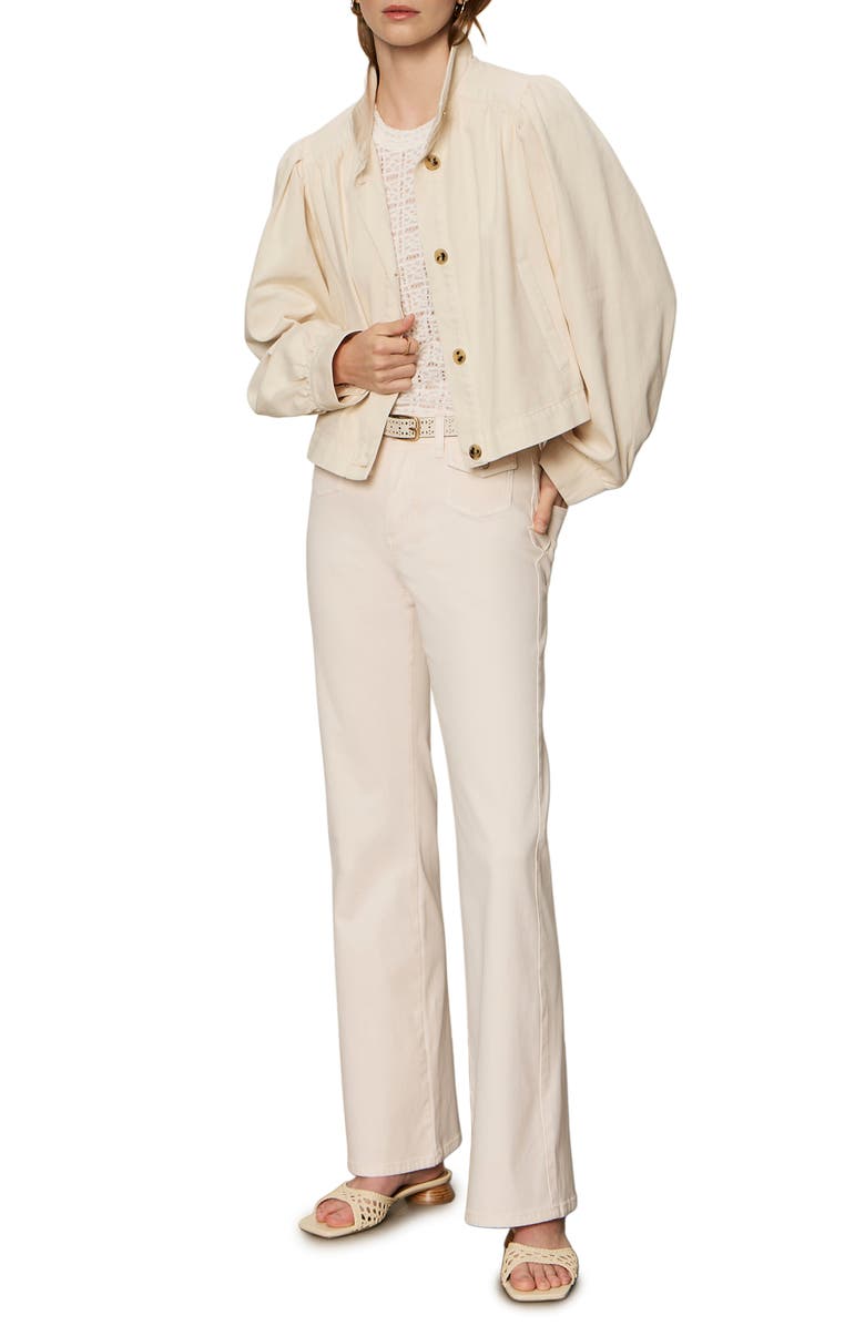 Sanctuary Charlotte Twill Jacket, Alternate, color, Collagen White