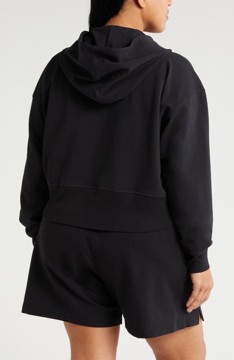 Zella Swoop Full Zip Hoodie, Alternate, color,