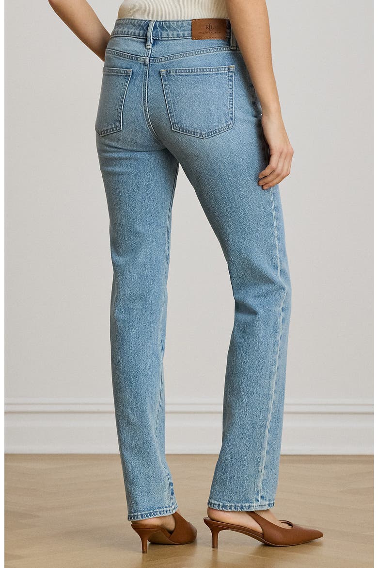 High Waist Straight Leg Ankle Jeans, Alternate, color, ALICIA WASH BLUE