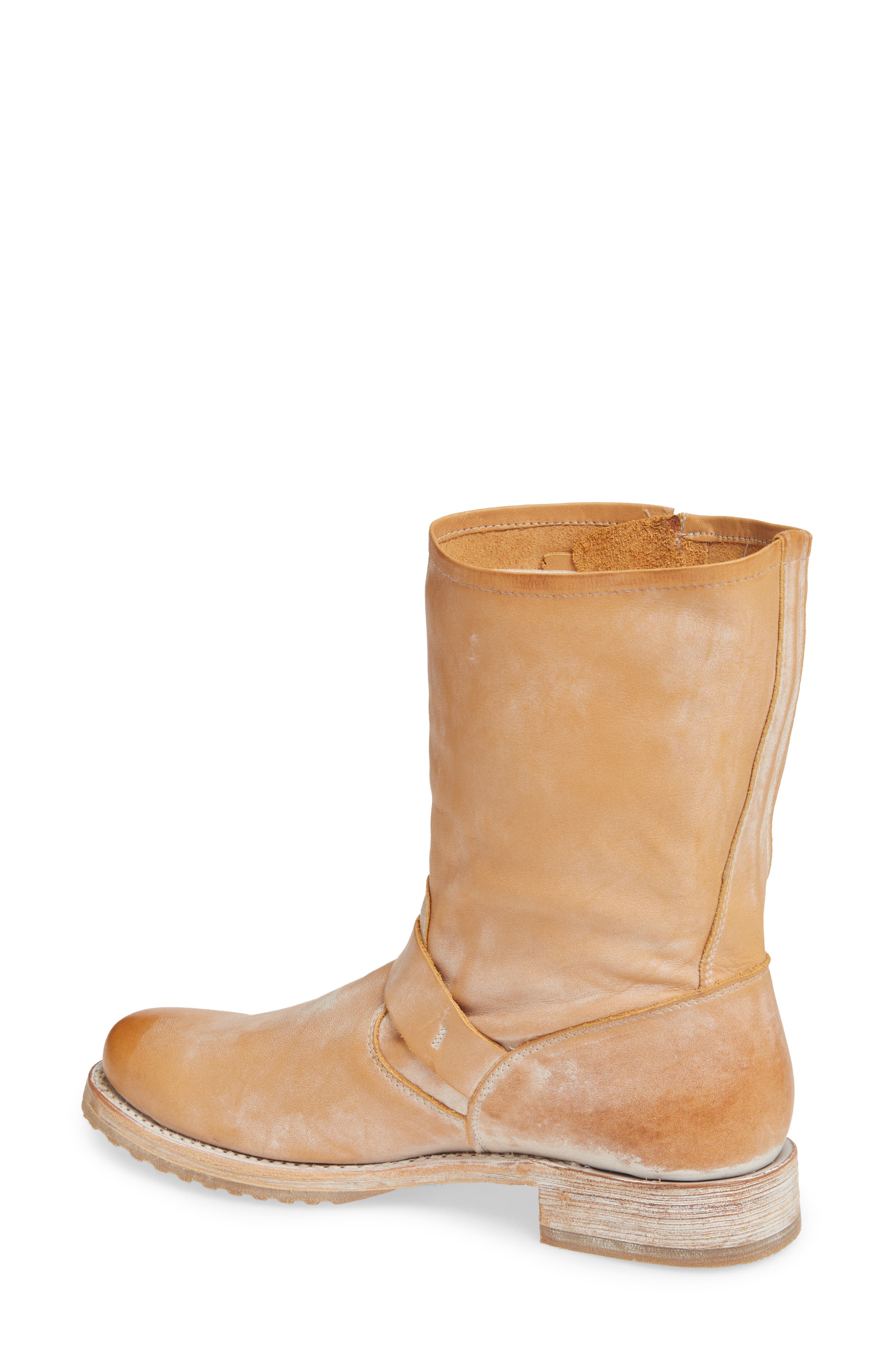 Veronica Short Slouchy Boot, Alternate, color, TAN LEATHER