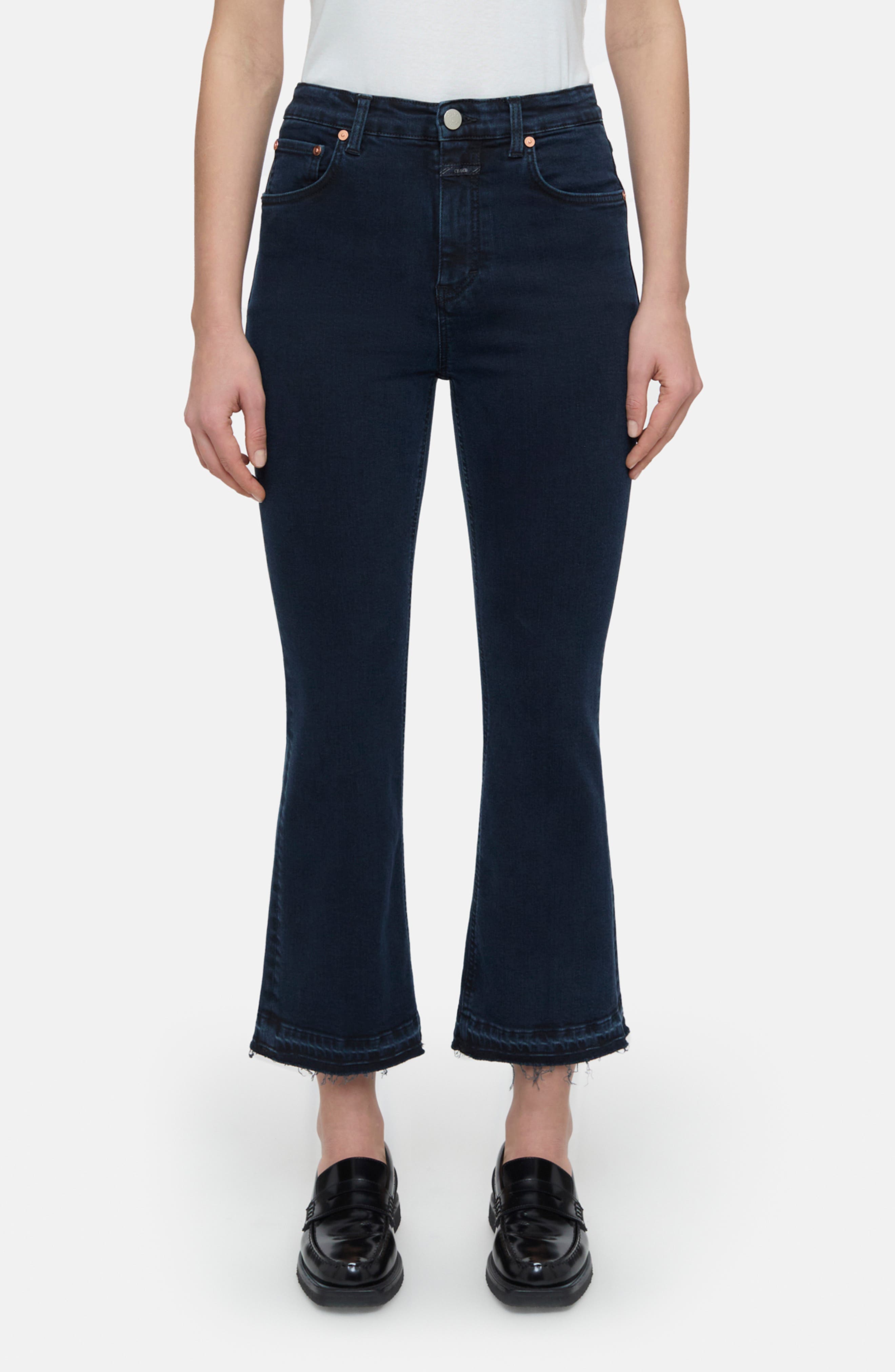 Closed Hi-Sun Crop Flare Leg Jeans