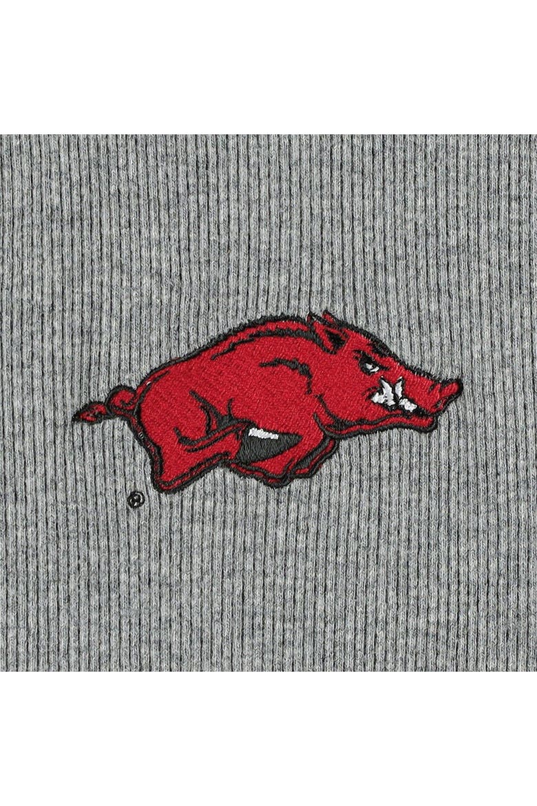 Women's Gray Arkansas Razorbacks Harper Henley Long Sleeve T-Shirt, Alternate, color, Gray