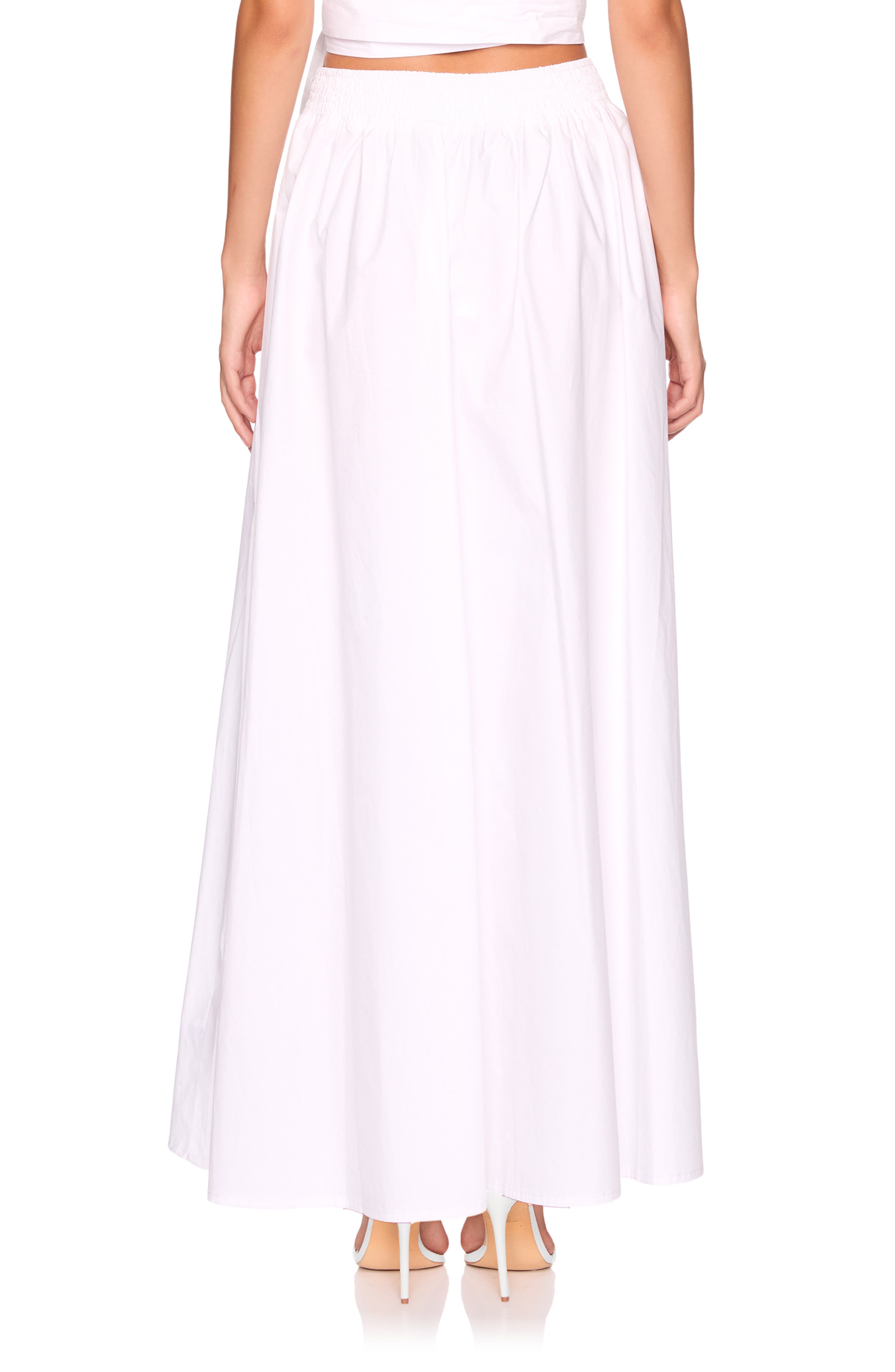 Cotton Poplin Maxi Skirt - image 4