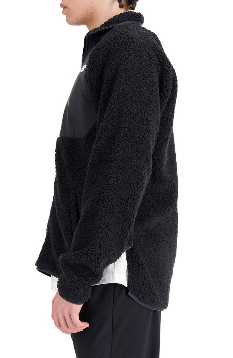 New Balance Q Speed Faux Shearling Jacket, Alternate, color,