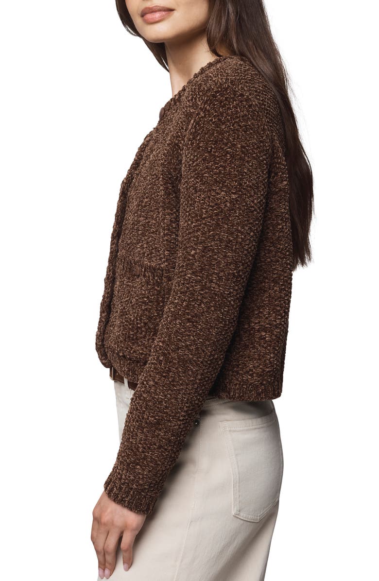 Splendid Andrea Crop Cardigan, Alternate, color, Cedar Brown