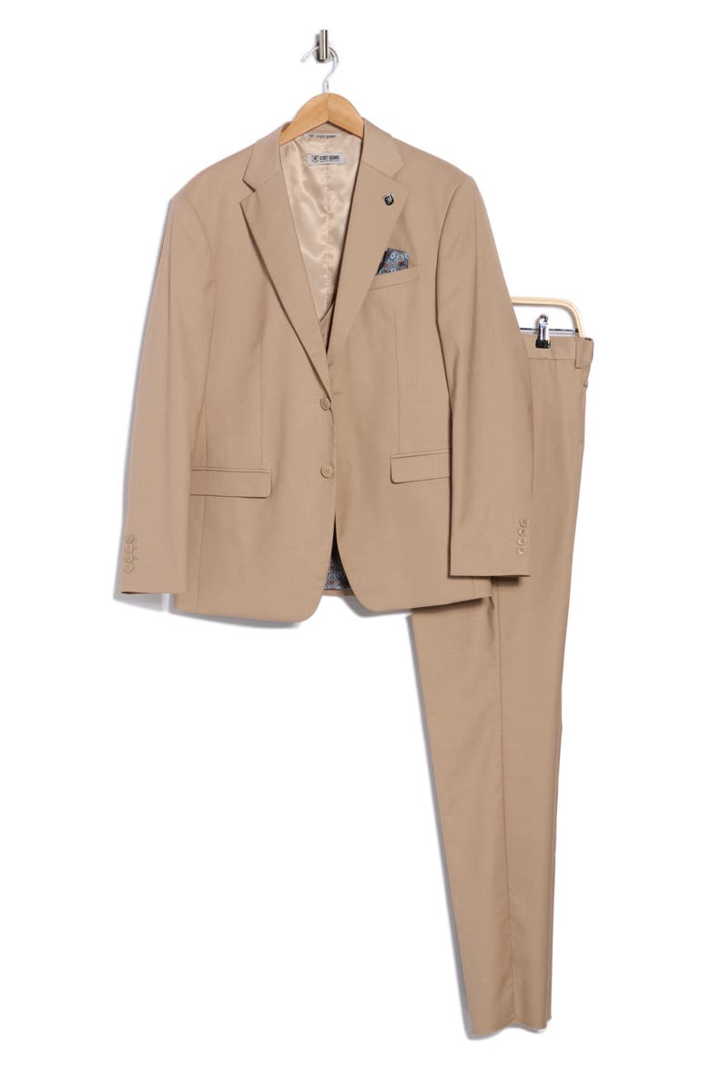 Classic Fit 3-Piece Suit, Alternate, color, TAN