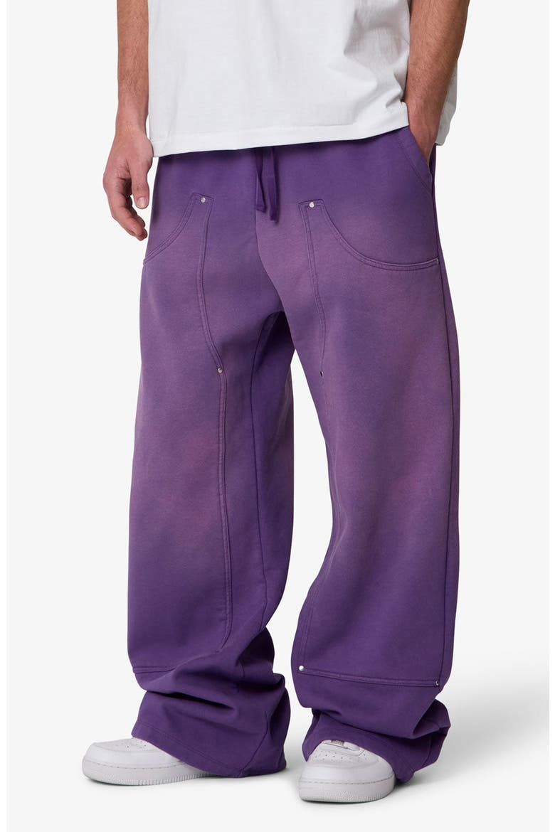 West Baggy Fit Double Knee Sweatpants, Alternate, color, PURPLE