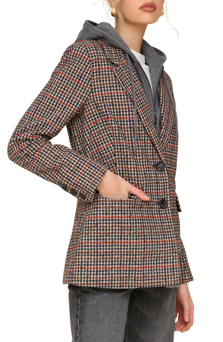 Avec Les Filles Plaid Dickey Blazer, Alternate, color,