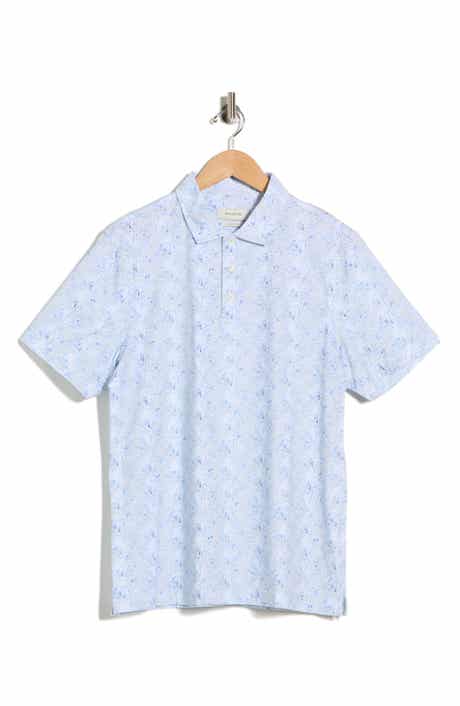 Bugatchi Print Cotton Knit Polo