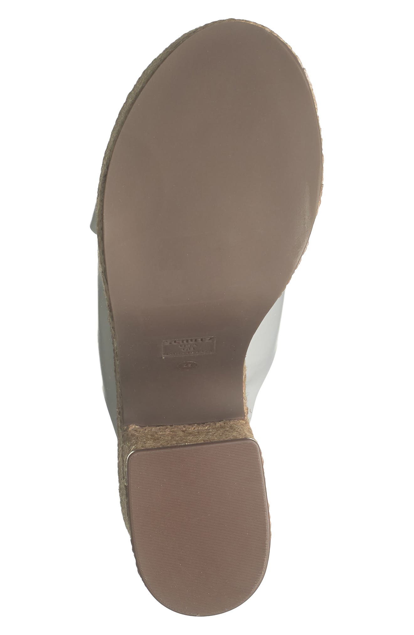 Schutz Lora Platform Espadrille Mule Sandal, Alternate, color, 