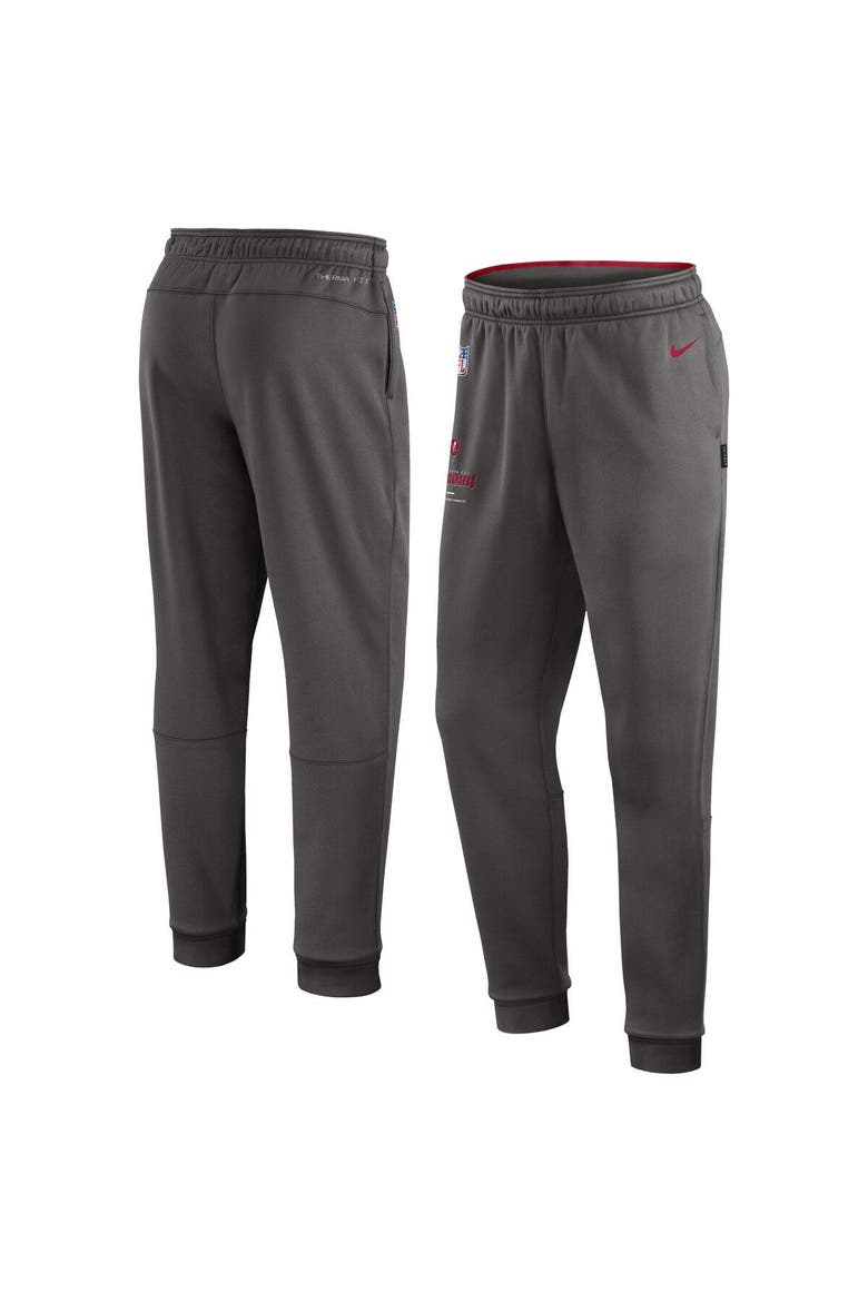 Men's Nike Pewter Tampa Bay Buccaneers Sideline Logo Performance Pants, Alternate, color, Pewter