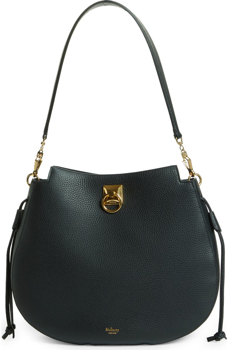 Mulberry Iris Leather Hobo Bag, Main, color,