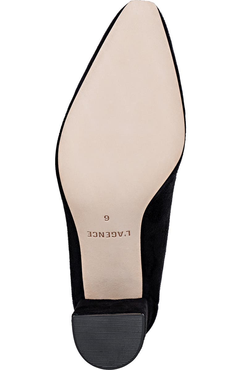 L'AGENCE Salome Bootie, Alternate, color, Black Suede
