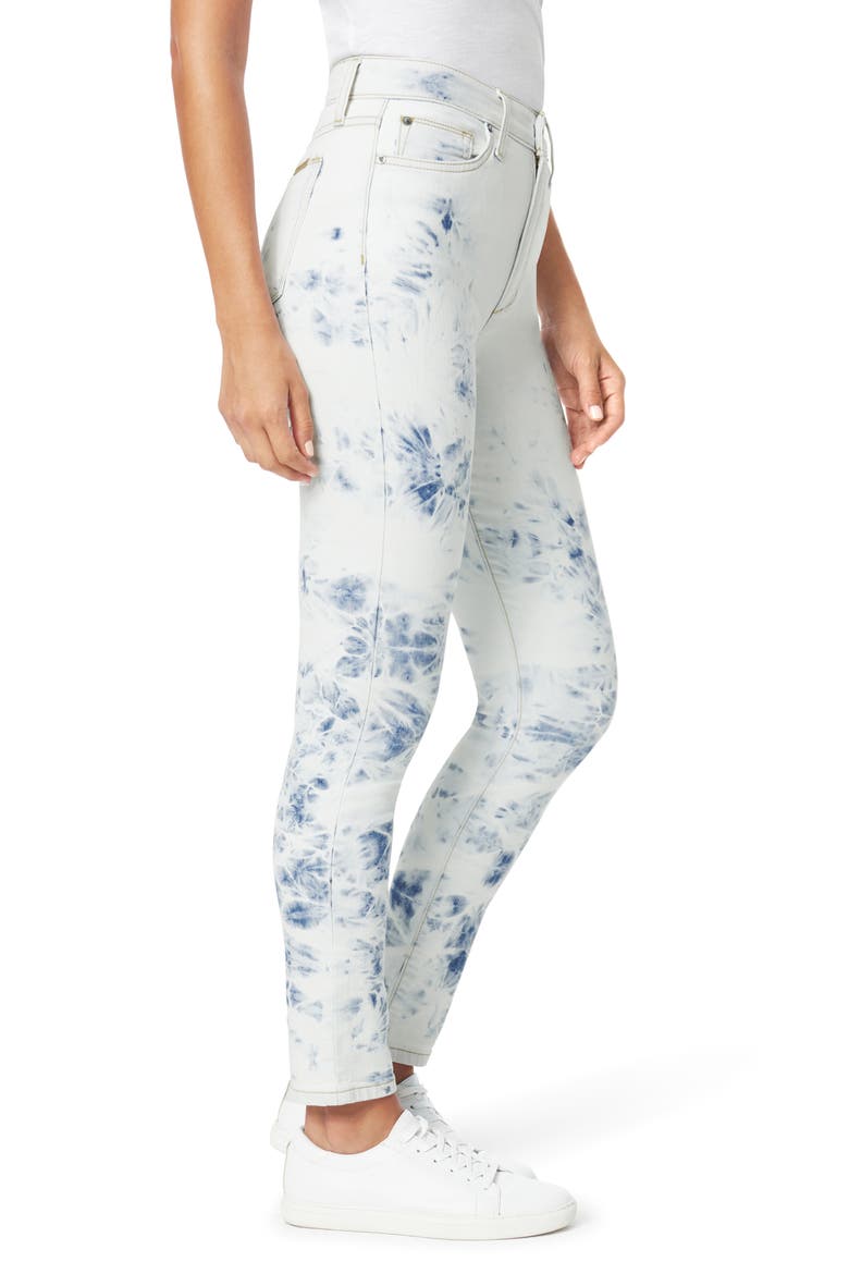 The Bella High Waist Ankle Skinny Jeans, Alternate, color, HYDRANGEA