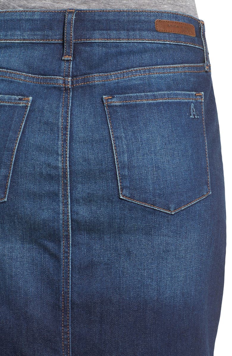 Articles of Society 'Penny' Denim Pencil Skirt, Alternate, color, 