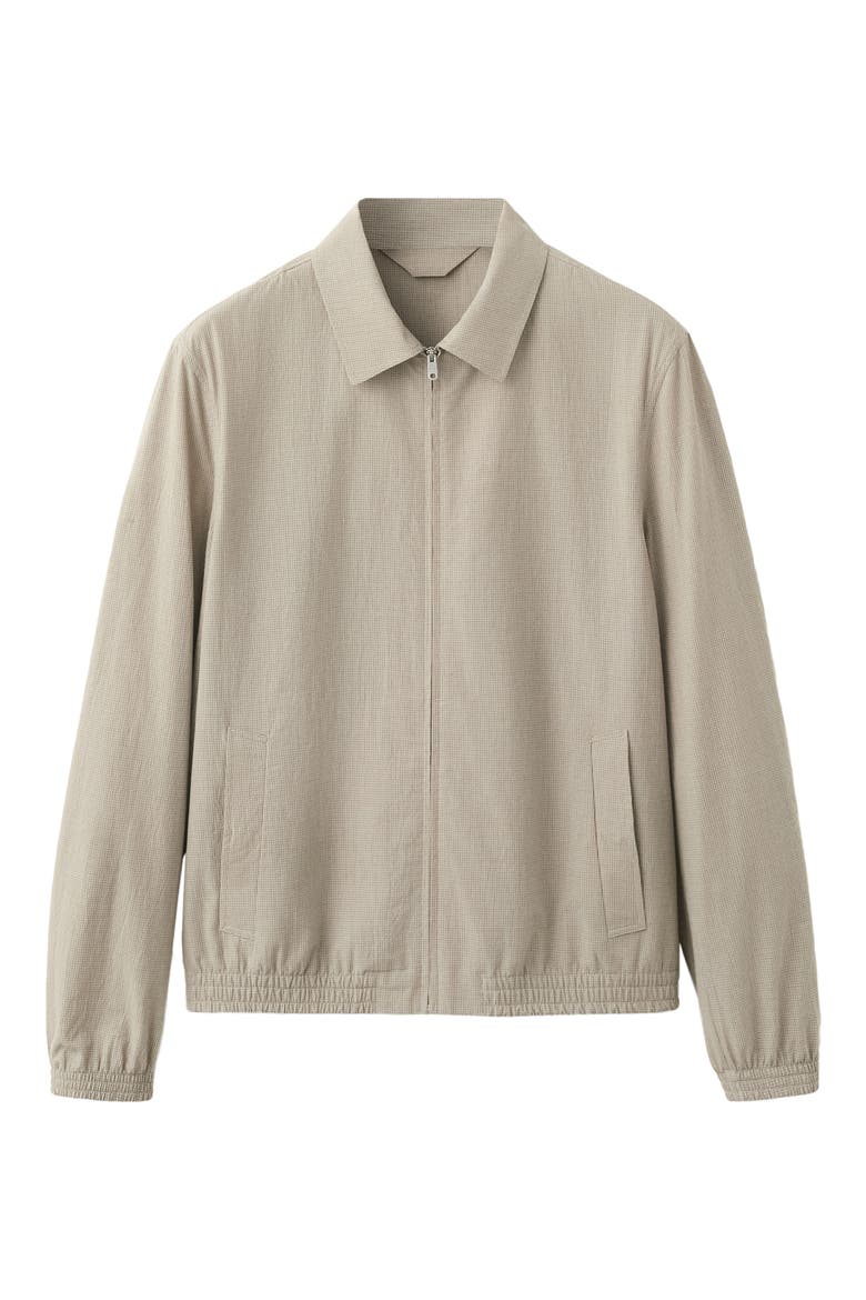Slim Fit Cotton Shirt Jacket, Alternate, color, BEIGE