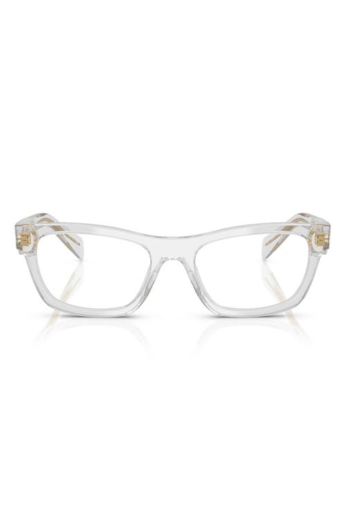 Prada Pr B01v 12r1o1 Trasparente Grigio Glasses In Transparent