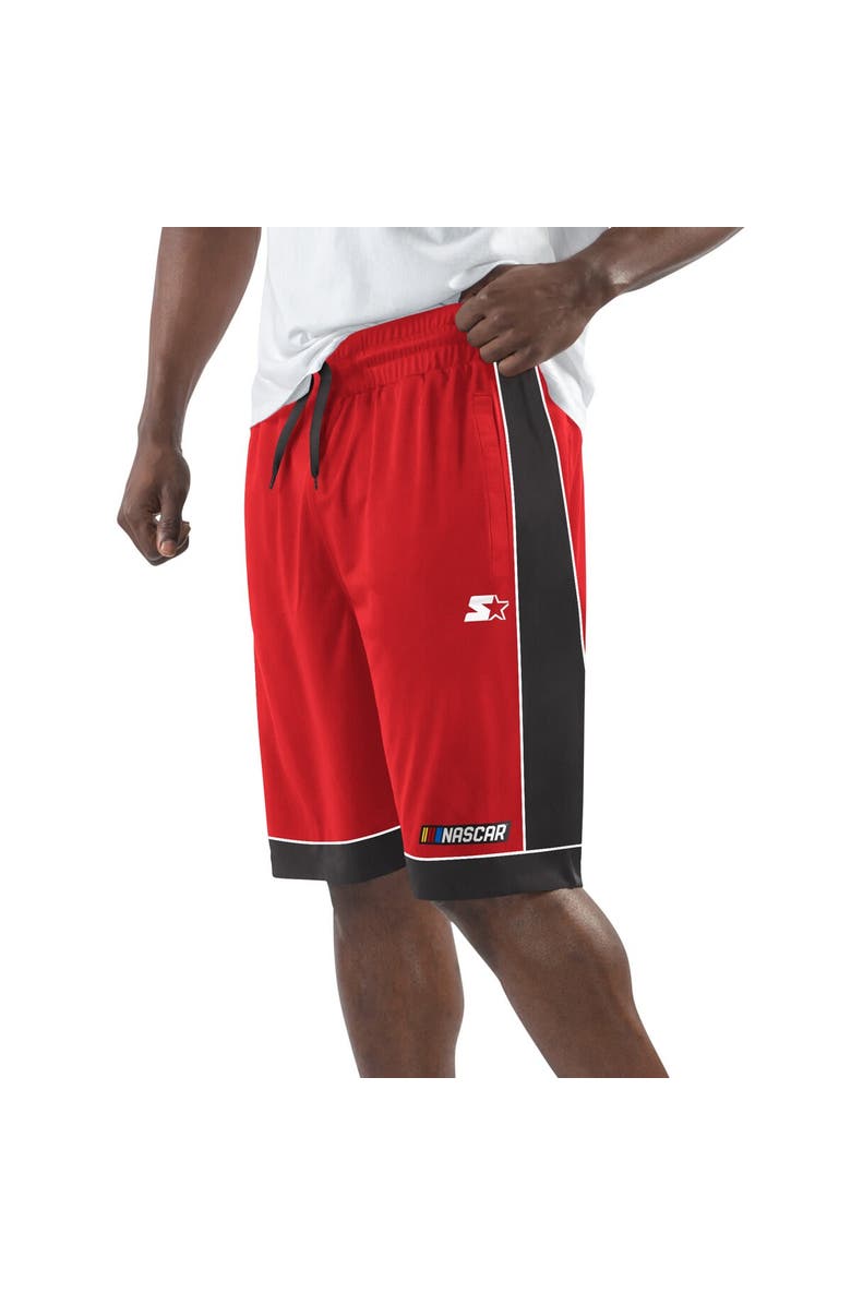 STARTER Men's Starter Red NASCAR Fan Favorite Shorts, Main, color, 