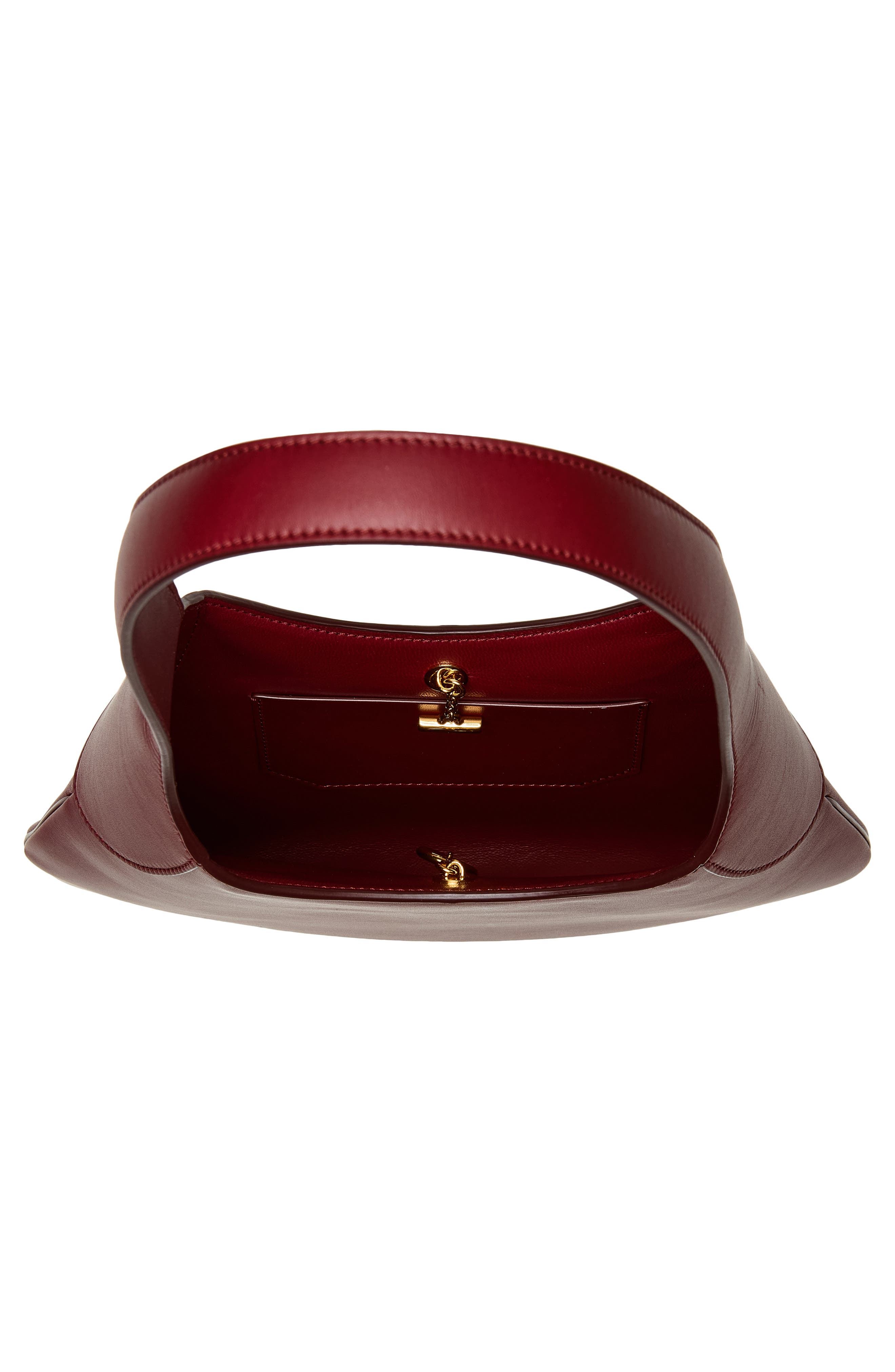 Small Joan Leather Hobo Bag, Alternate, color, OXBLOOD