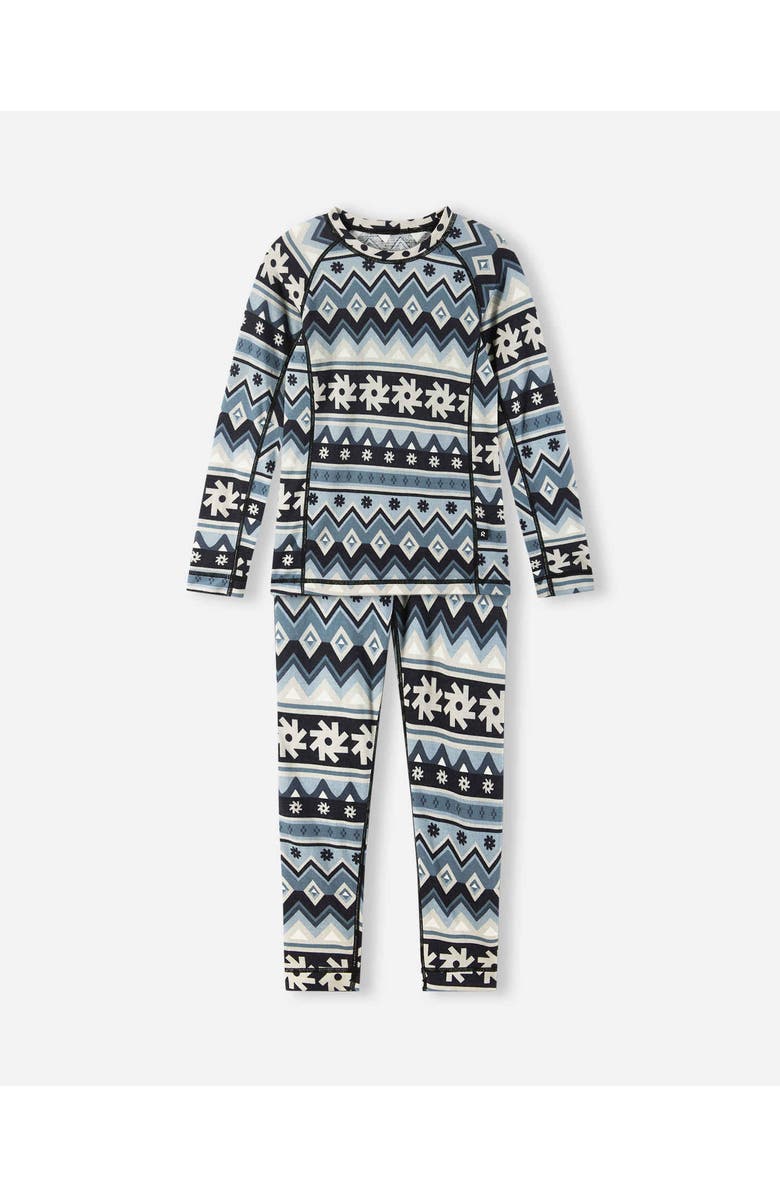 Reima Wool base layer set, Taitoa, Main, color, Black