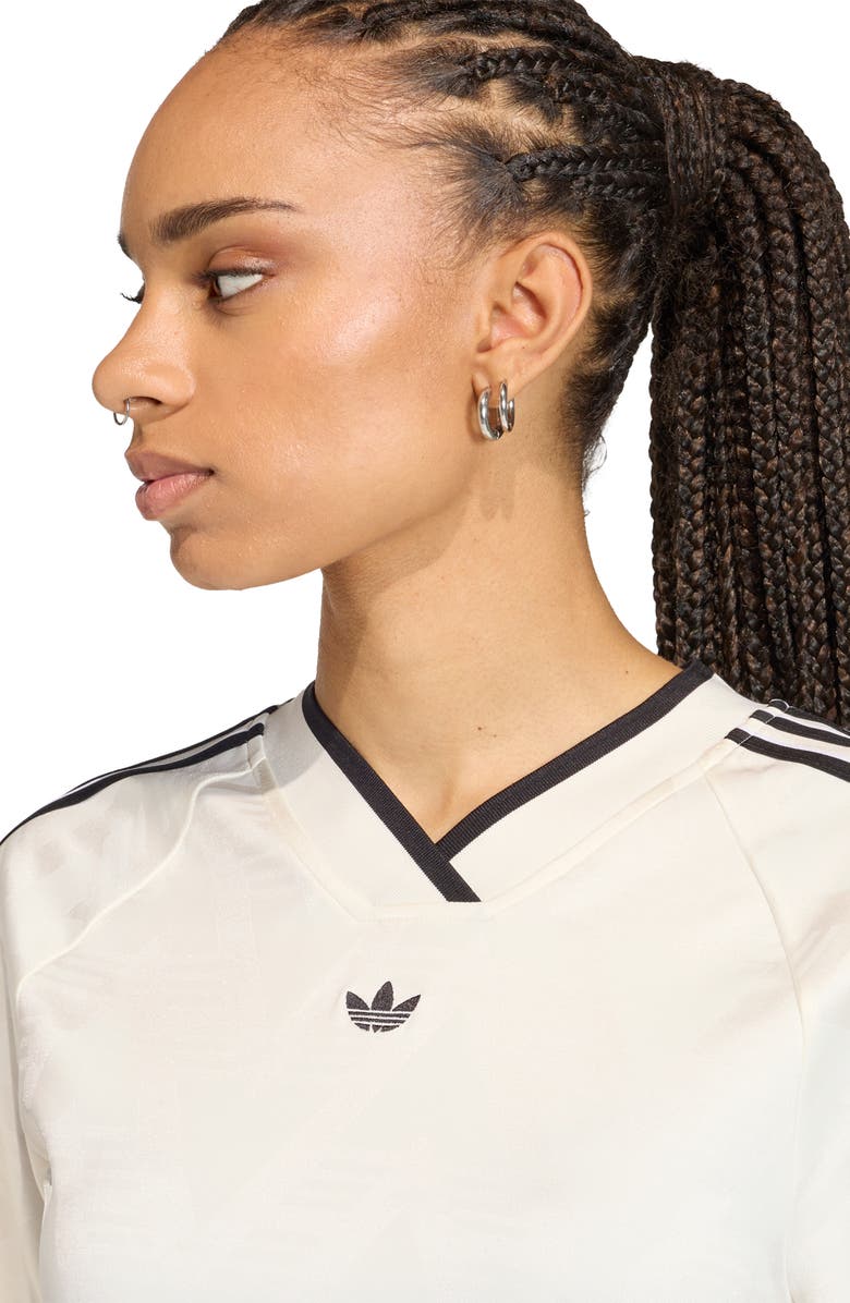 adidas Originals Ruched Soccer Jersey, Alternate, color, 